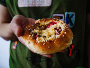 Strawberry bun